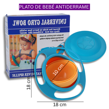PLATO ANTIDERRAME DE BEBÉ