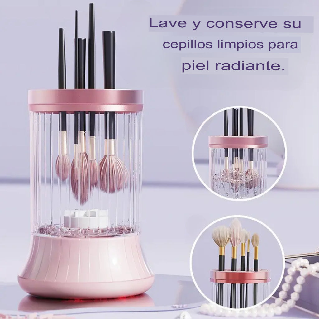 Limpiador Eléctrico Profesional de Brochas Gleamakeup™