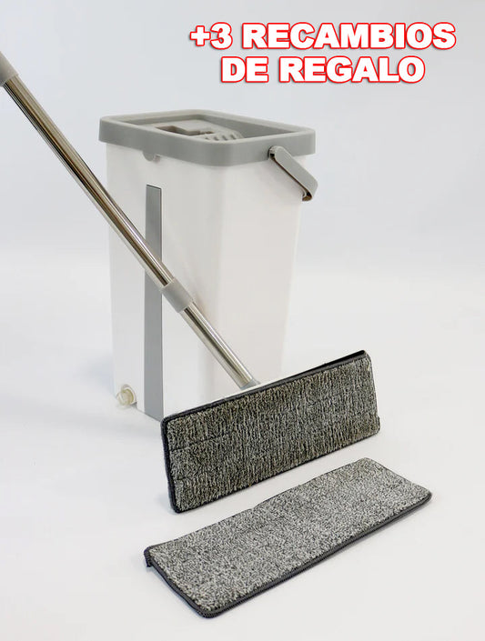 ECOMOPA - Mopa Fregona con Cubo Escurridor