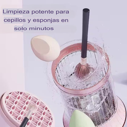 Limpiador Eléctrico Profesional de Brochas Gleamakeup™
