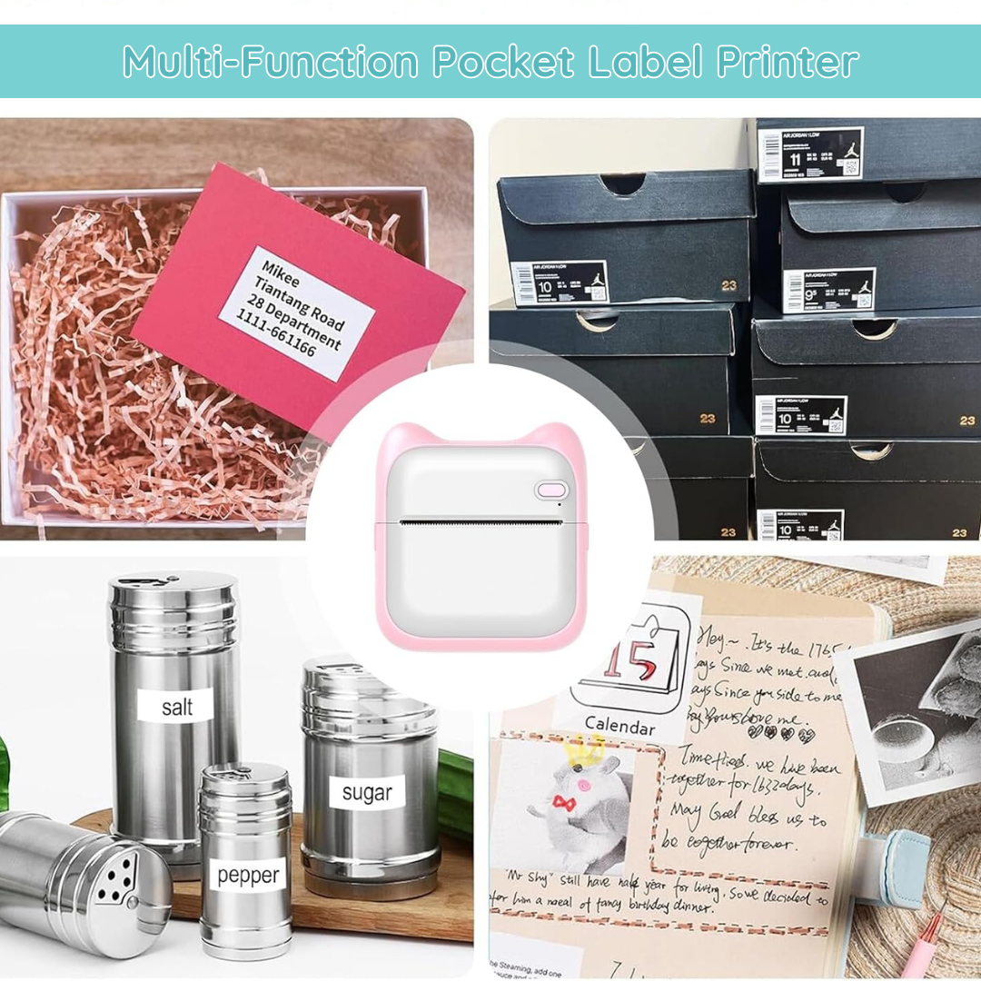 PocketPrint Mini Portable Inkless Thermal Printer